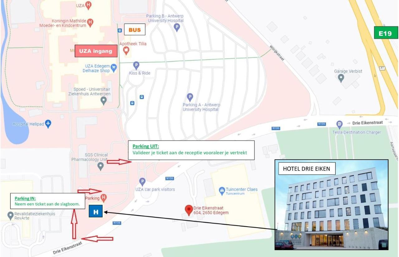 Hotel Drie Eiken Edegem Kültér fotó